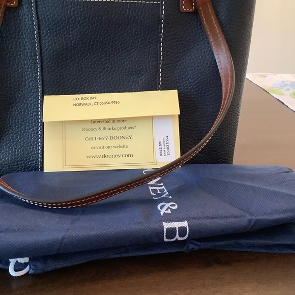 Dooney & Bourke Midnight Blue Lexington Tote Bag - Picture 3 of 7